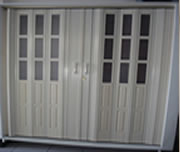 Puerta plegable roble